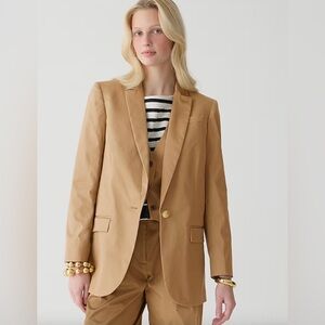 J. Crew Women's Alfie Camel Blazer Jacket